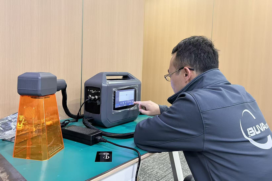 Laser marking machine testing pictures