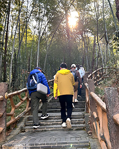 buva laser team starts hiking